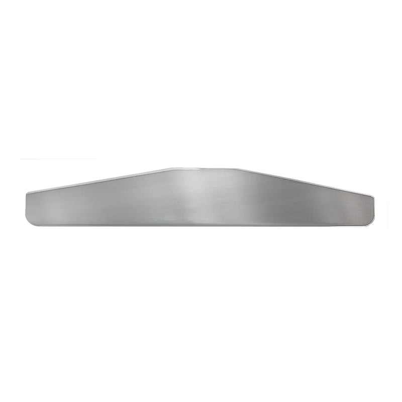 30112 SS 12" X 3" BOTTOM MUD FLAP PLATE W/ BACKING PLATE MED DUTY TRUCK Dark Gray
