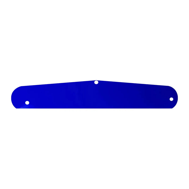 30061  24"X4" BLUE PLASTIC BACKING SHEET FOR FL BOTTOM PLATE Medium Blue