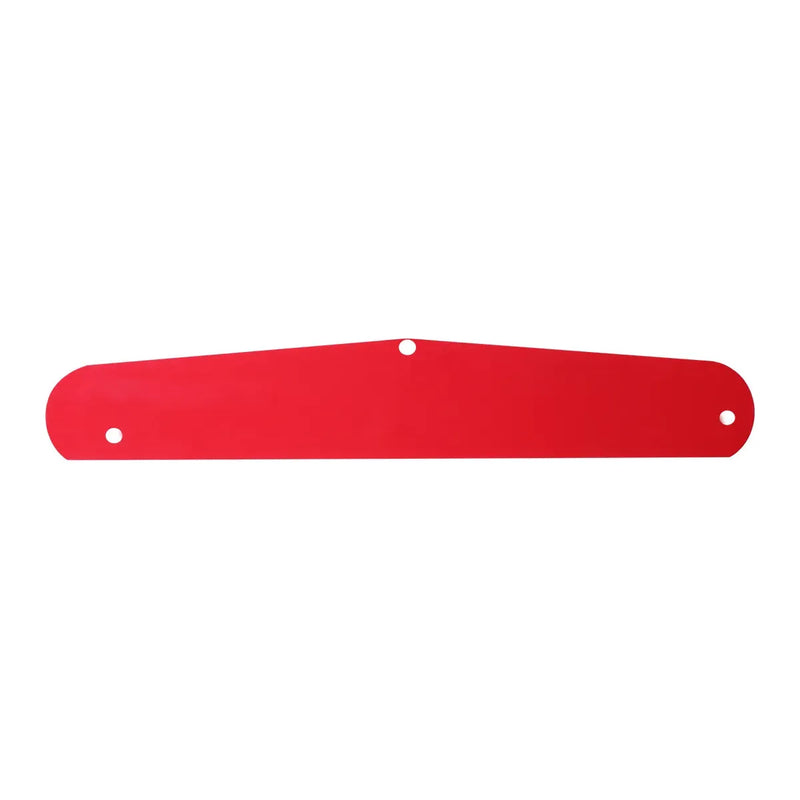 30062  24"X4" RED PLASTIC BACKING SHEET FOR FL BOTTOM PLATE Firebrick