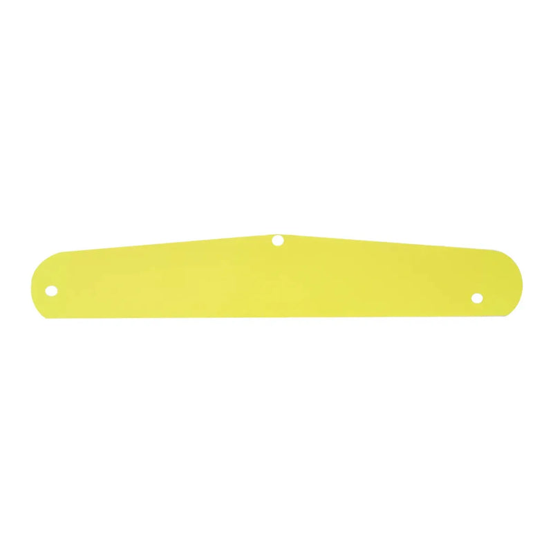 30063  24"X4" YELLOW PLASTIC BACKING SHEET FOR FL BOTTOM PLATE Light Goldenrod