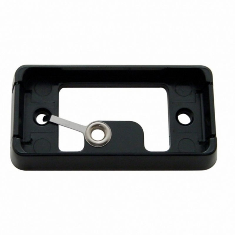 Rectangular Light Kit (Clearance/Marker) With Black Bracket - Red Lens (Bulk)
