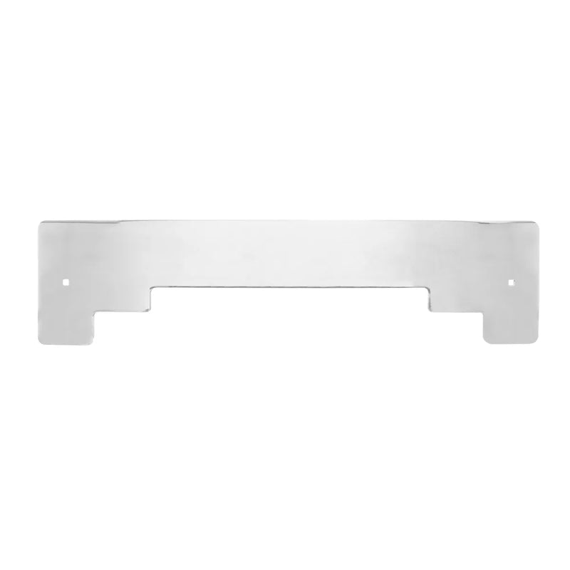 30181 SS 24" X 6" Step Style Bottom Mud Flap Plates W/ 3 HOLES w/o Backing Plate Light Gray