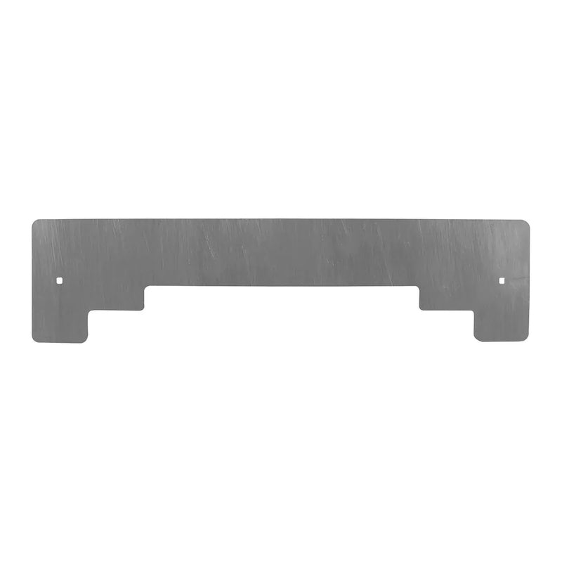 30182  24" X 6" STEP STYLE CR. BOTTOM PLATE W/ZINC PLA BACKING PLATE Slate Gray