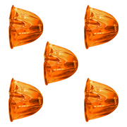Watermelon Glass Marker Light Lens - Amber (5 Pcs)