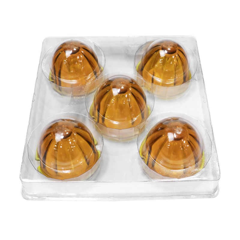 Watermelon Glass Marker Light Lens - Amber (5 Pcs)