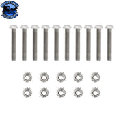 UP-30317HW Mounting Hardware Set For Watermelon Cab Lights Light Gray