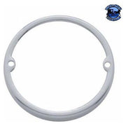 Stainless Steel Low Profile 3/8" tall Cab Light Bezel #30317 watermelon Gray