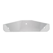 30291 SS 24" X 5" Louver Style Bottom Mud Flap Plates Gray