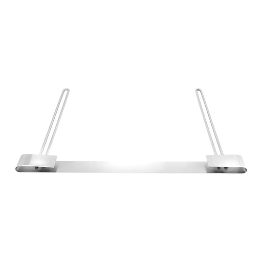 30525 SS 24"X21" MUD FLAP HOLDER, 2" WIDE BOTTOM Light Gray