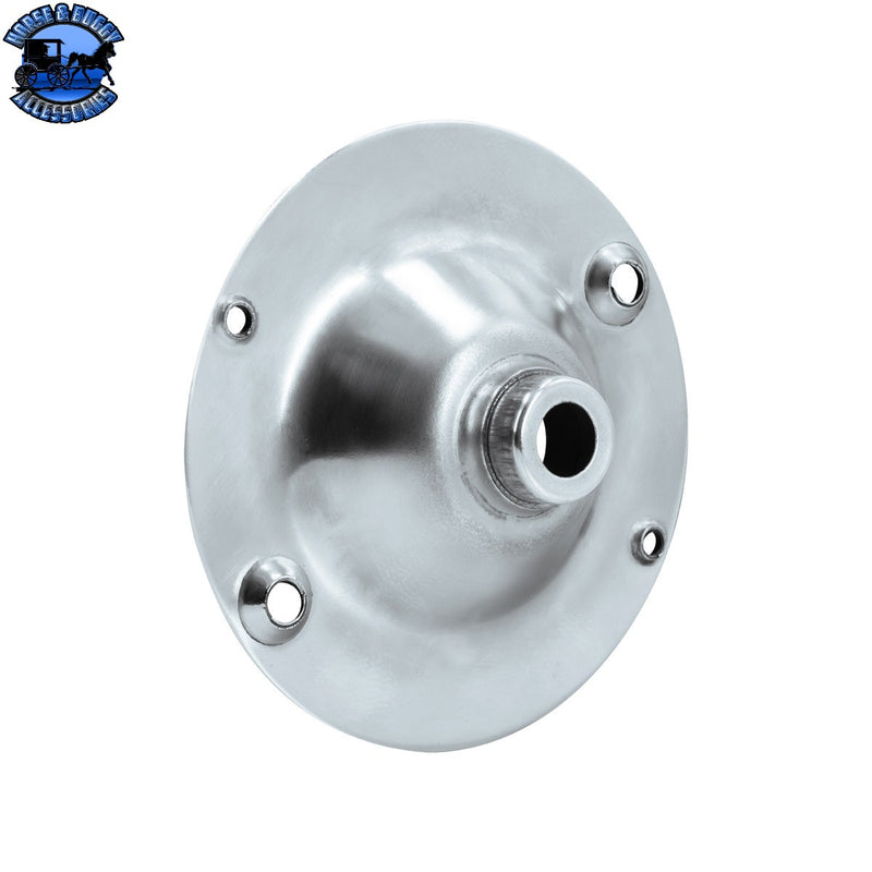 UP-30538-1 Chrome Cab Light Set Bracket Bulb Holder Plate - 1 Filament