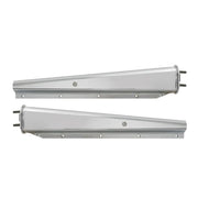 30586 SS SPRING LOAD MUD FLAP HANGER FOR PETE, STRAIGHT, 2INCH BOLT Gray