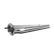 30586 SS SPRING LOAD MUD FLAP HANGER FOR PETE, STRAIGHT, 2INCH BOLT Gray
