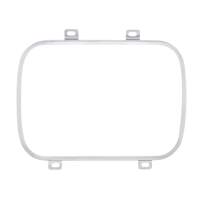 Stainless Steel 5" X 7" Headlight Retaining Ring (Bulk) Light Gray
