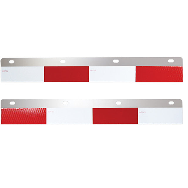 30961 Top Mud Flap Aluminum Plate with Reflector
