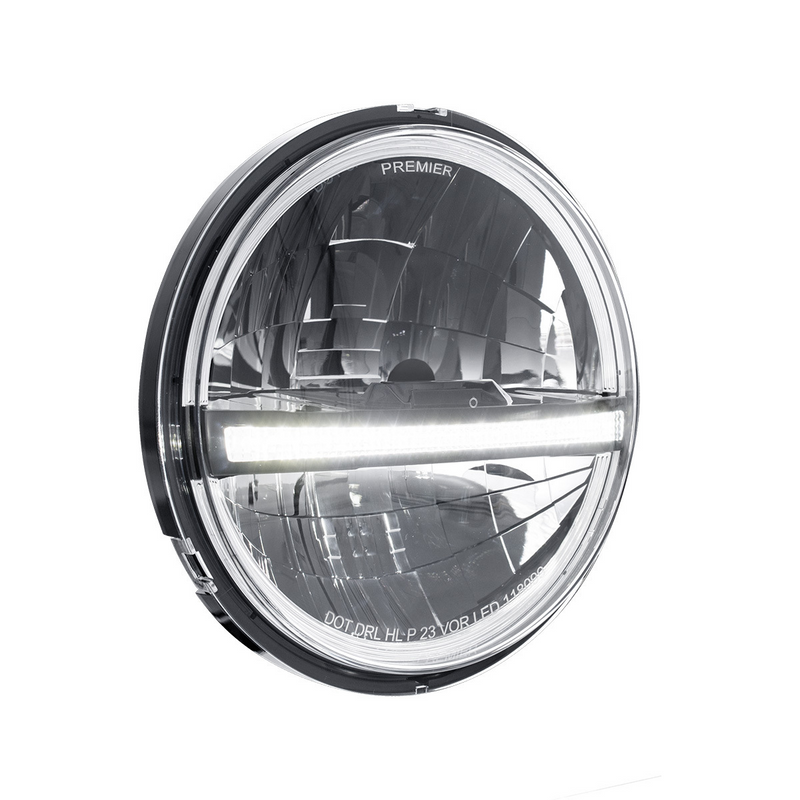 ULTRALIT - 20 High Power LED 5-3/4" Headlight With LED DRL/Position Light - Black