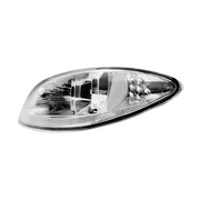 Chrome LED Headlight With LED Light Bar & Turn Signal For 2006-2017 International Prostar-Driver