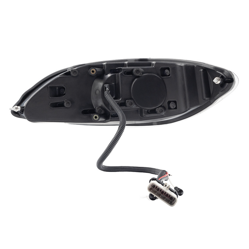 Chrome LED Headlight With LED Light Bar & Turn Signal For 2006-2017 International Prostar-Passenger