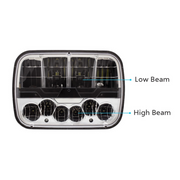 UP-31087 ULTRALIT - High Power LED 5" X 7" Headlight