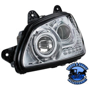 PROJECTION HEADLIGHT ASSEMBLY FOR 2007-2017 KENWORTH T660- PAIR HEADLIGHT Dark Slate Gray