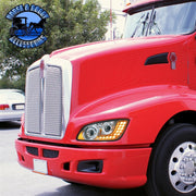 PROJECTION HEADLIGHT ASSEMBLY FOR 2007-2017 KENWORTH T660- PAIR HEADLIGHT Dark Slate Gray