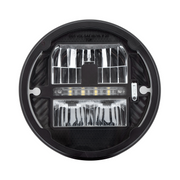 ULTRALIT - Heated 7" LED Headlight With White Position Light