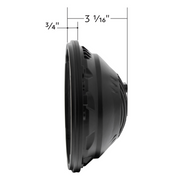 ULTRALIT - Heated 7" LED Headlight With White Position Light