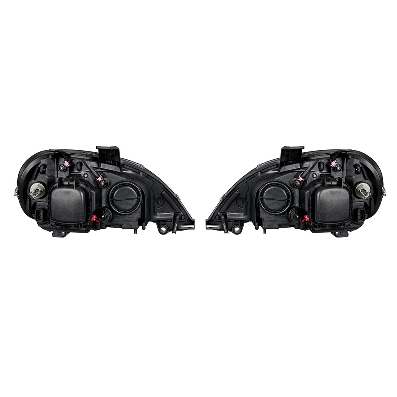 Chrome Projection Headlight Set For 2001-2020 Freightliner Columbia (Pair)