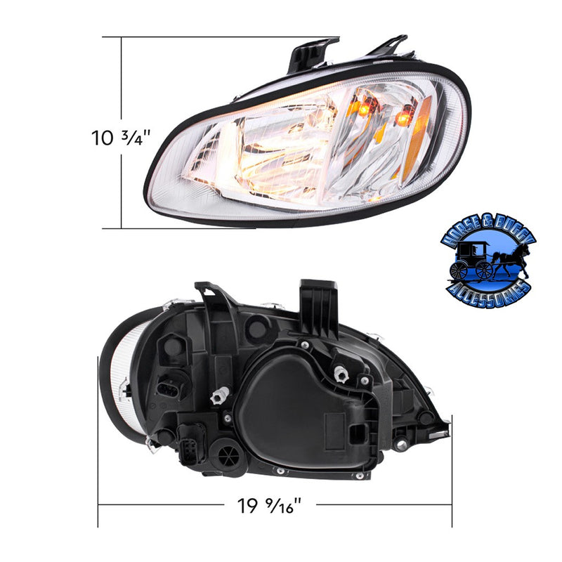 Headlight For 2002-2024 Freightliner M2 (Choose Side) HEADLIGHT DRIVER SIDE,PASSENGER SIDE Dark Slate Gray