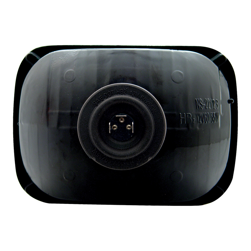 ULTRALIT - 5" X 7" Crystal Rectangular Headlight, Glass Lens