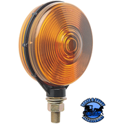 313AA 4.125" Amber/Amber Incandescent Stop/ Turn, Double-Face, Round Sienna