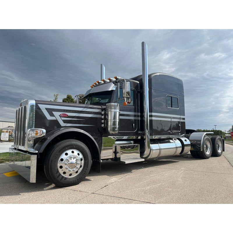 105A-048-1103 5"x48" Mitered Exhaust Stack EXHAUST Dark Gray