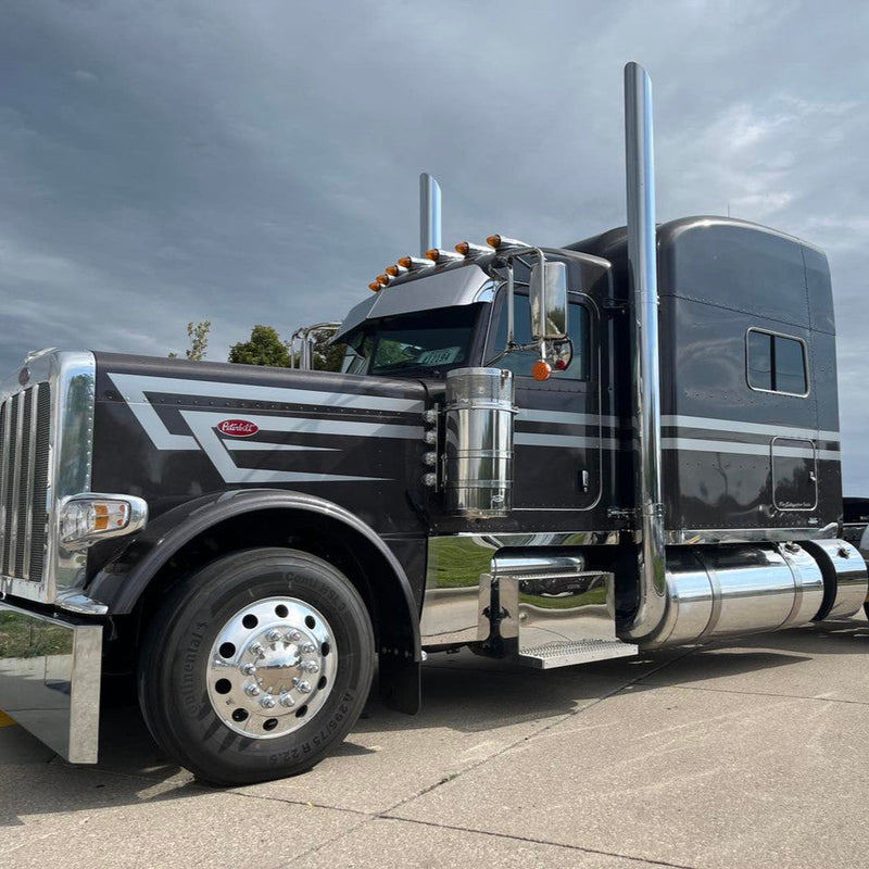 106A-060-1103 6"x60" Mitered Exhaust Stack EXHAUST Light Slate Gray