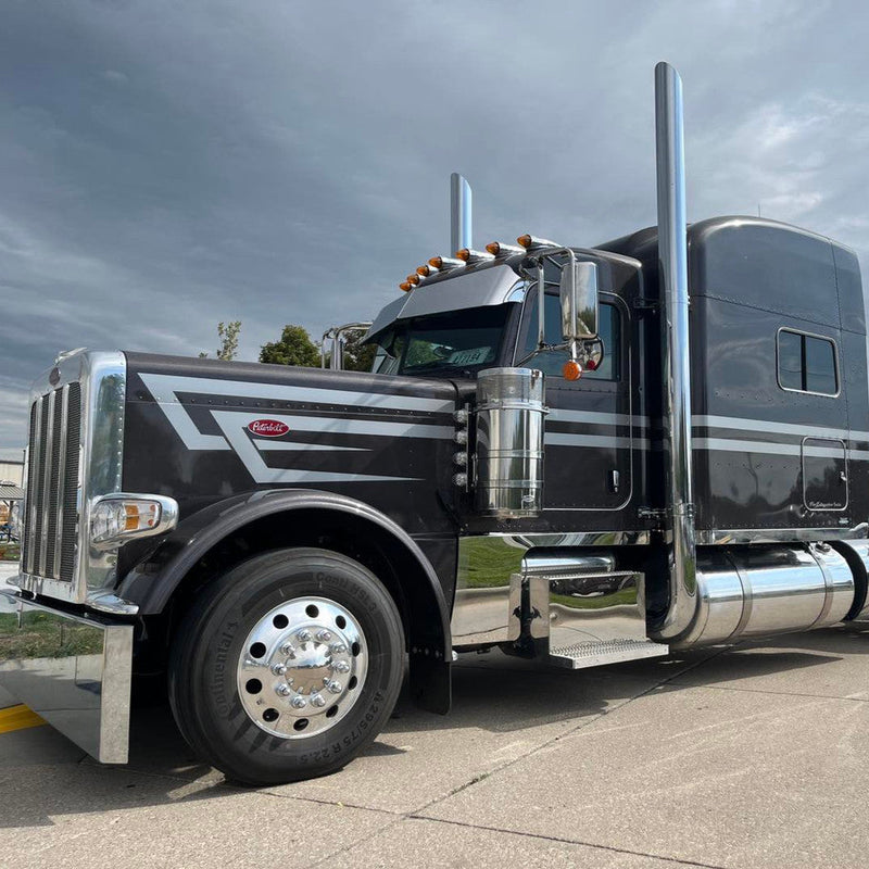 107A-036-1103 7"x36" Mitered Exhaust Stack Light Slate Gray