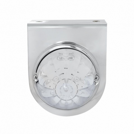 UP-32321 Stainless Light Bracket With 17 LED Watermelon Light - Red LED/Clear Lens
