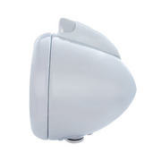 Stainless Steel Guide 682-C Headlight H4 With White LED & Original Style LED Signal - Clear Lens