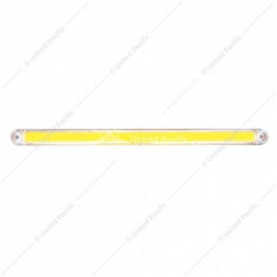 24 LED Dual Function 12" GloLight Bar With Bezel - Amber LED/Clear Lens Light Goldenrod