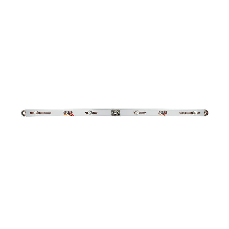 Dual 24 LED Dual Function 12" GloLight Bar With Bezel - Amber LED/Amber Lens