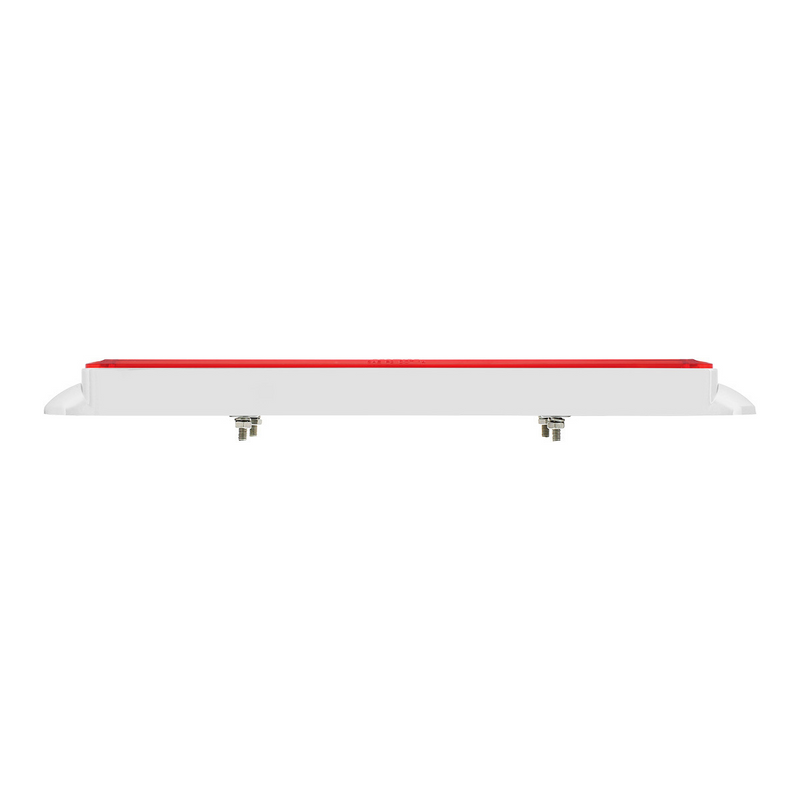 Dual 24 LED Dual Function 12" GloLight Bar With Bezel - Red LED/Red Lens