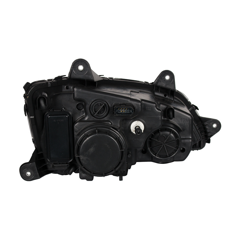 Blackout Projection Headlight With LED Turn Signal & Position Light For 2008-2017 Kenworth T660 - Driver