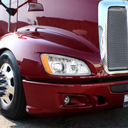 Chrome Full LED Projection Headlight With Turn Signal & Position Light Bar For 2008-2017 Kenworth T660 - Passenger