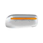 24 LED GloLight Rear Headlight Housing Cover For 2008-2023 Peterbilt 389 (Passenger)- Amber LED/Lens