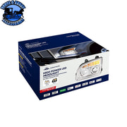 11 LED Headlight For 2015-2024 Kenworth T880 (Choose Side) (Choose Color) Headlight Driver / Chrome,Driver / Black,Passenger / Chrome,Passenger / Black Midnight Blue