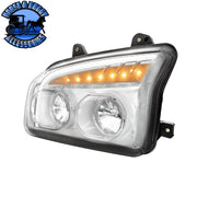 High Power LED Headlight With LED Turn Signal & Light Bar For 2015-2025 Kenworth T880 (Choose Side) (Choose Color) HEADLIGHT Driver / Black,Driver / Chrome,Passenger / Black,Passenger / Chrome Light Gray