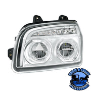High Power LED Headlight With LED Turn Signal & Light Bar For 2015-2025 Kenworth T880 (Choose Side) (Choose Color) HEADLIGHT Driver / Black,Driver / Chrome,Passenger / Black,Passenger / Chrome Light Gray