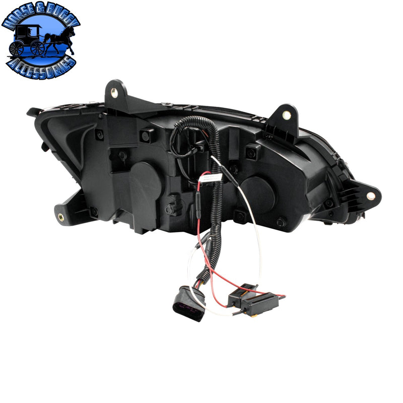 LED Projection Headlight With Sequential Turn Signal For 2008-2017 Kenworth T660 (Choose Side) (Choose Color)