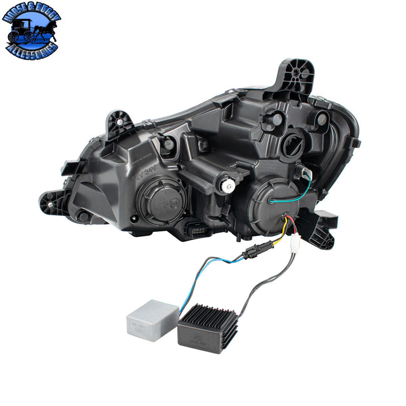 Chrome 8 LED Projection Headlight For 2013-2021 Kenworth T680-Passenger #32905
