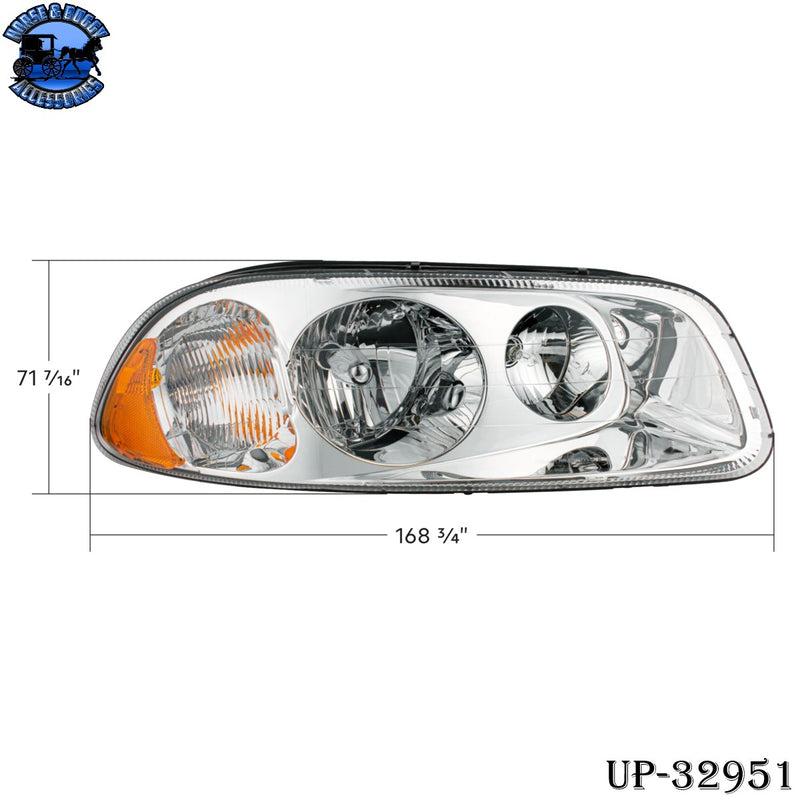 Headlight For 1999-2018 Mack CX Vision (CHOOSE SIDE)