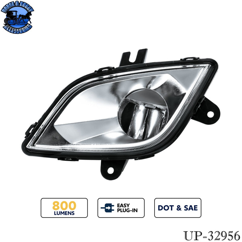 HIGH POWER LED FOG LIGHT FOR 2018-2024 FREIGHTLINER CASCADIA (Choose Color) (Choose Side)