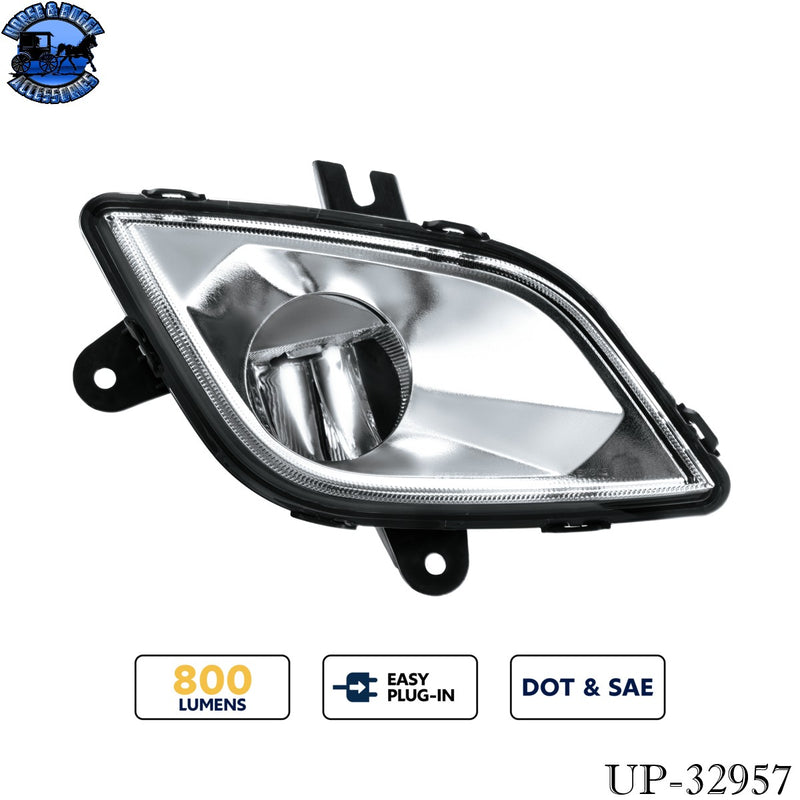 HIGH POWER LED FOG LIGHT FOR 2018-2024 FREIGHTLINER CASCADIA (Choose Color) (Choose Side)
