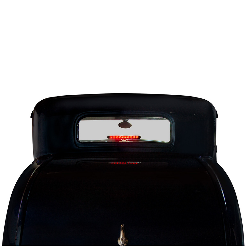 10 LED Dual Function 3rd Brake Light With Chrome Swivel Pedestal Base - Red LED/Red Lens